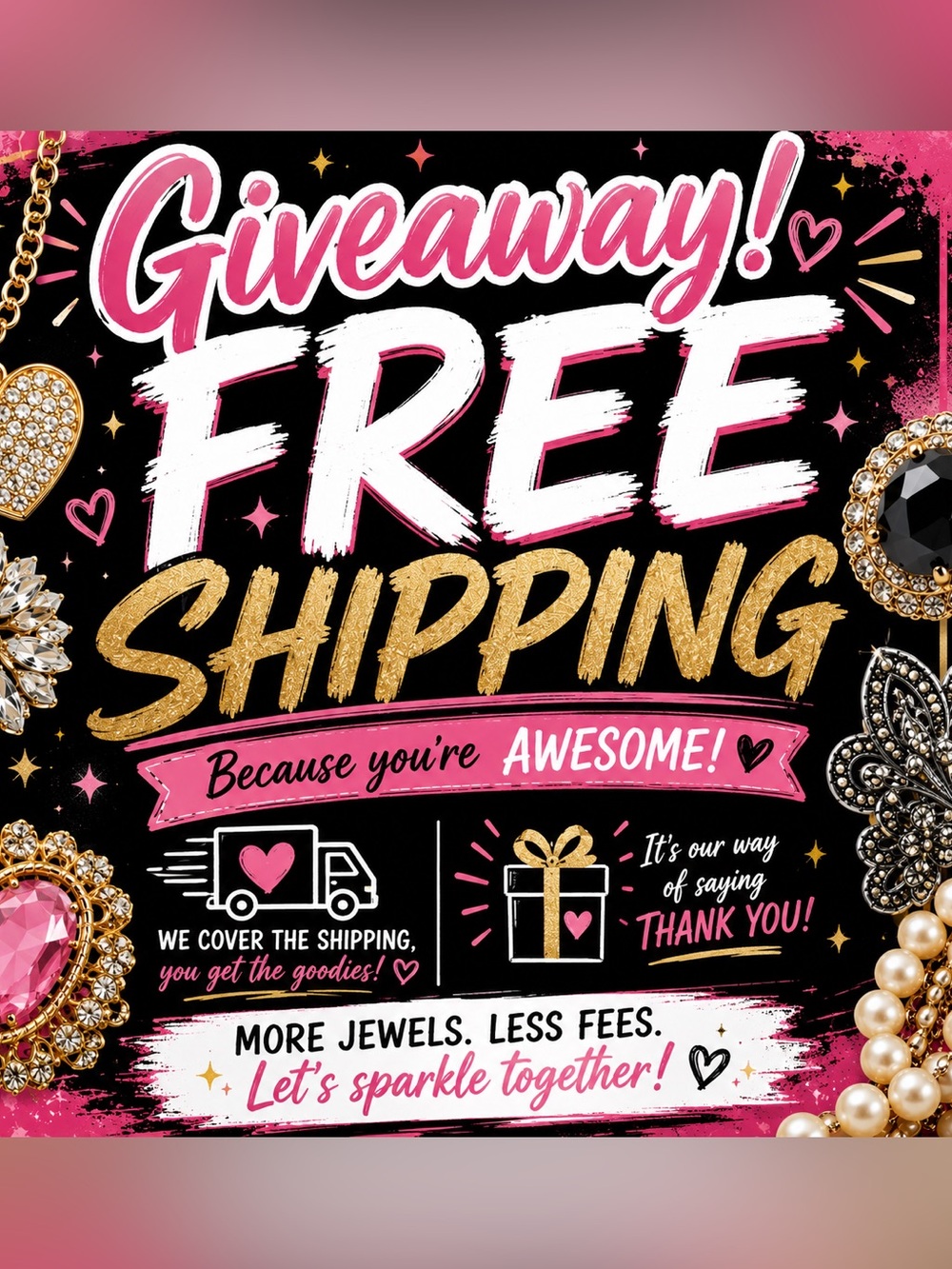 Giveaway Free Shipping